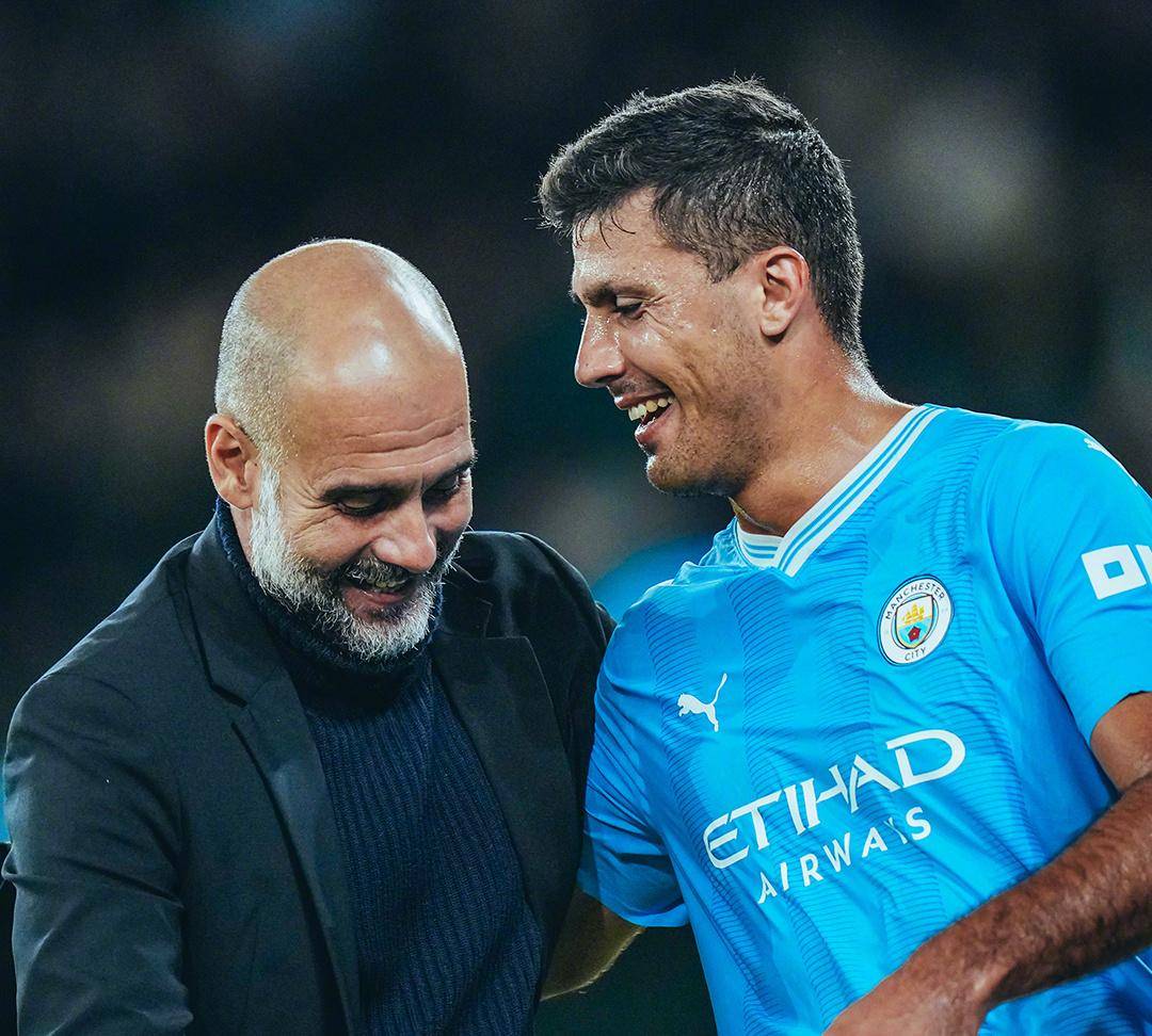 曼城主帅瓜迪奥拉赞扬球队防守表现